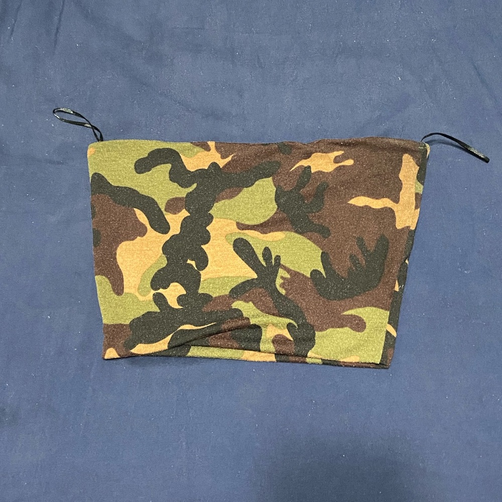 Army crop top